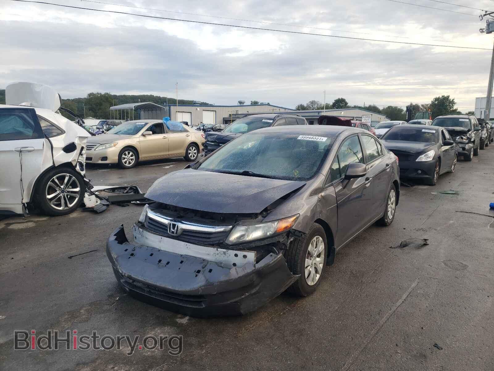 2012 HONDA CIVIC - VIN: 19XFB2F57CE051204 - Фото 2