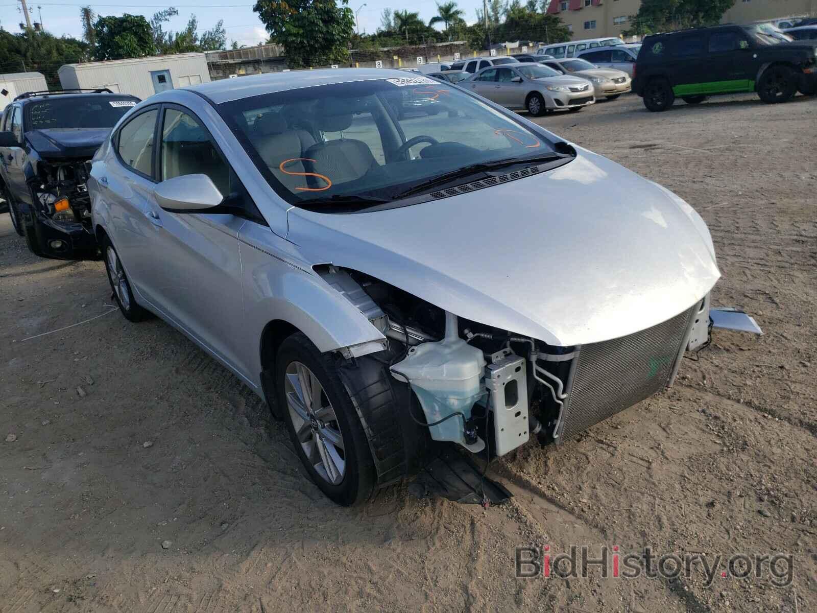 Photo 5NPDH4AE8GH721983 - HYUNDAI ELANTRA 2016