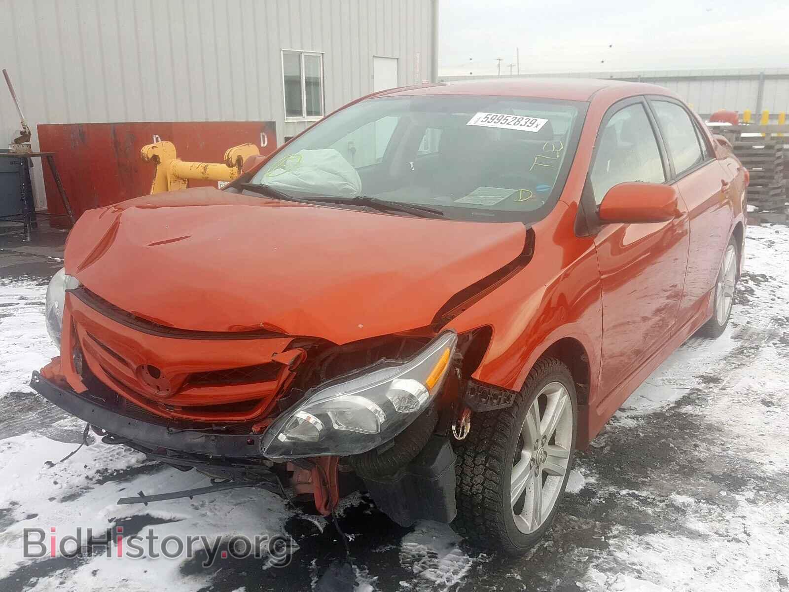 2013 TOYOTA COROLLA - VIN: 2T1BU4EE2DC084651 - Фото 2