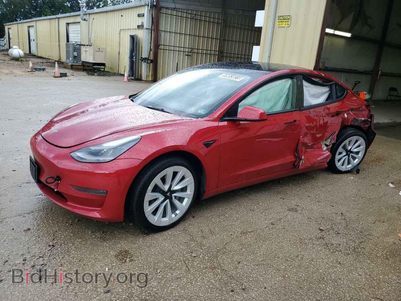 Photo 5YJ3E1EAXNF185835 - TESLA MODEL 3 2022