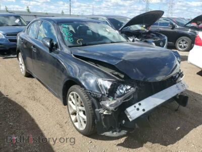 2012 Lexus IS IS 250, black — VIN JTHCF5C29C2036010, Copart