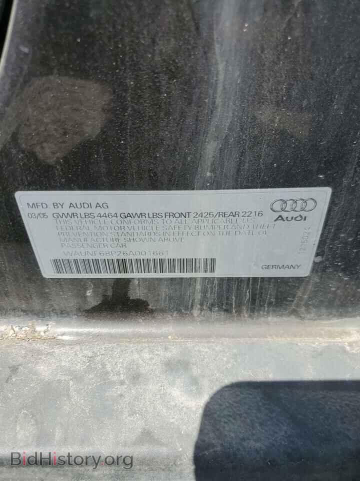2006 AUDI A3 - VIN: WAUNF68P26A001661 - Фото 12
