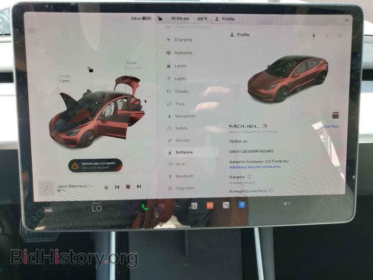 2019 TESLA MODEL 3 - VIN: 5YJ3E1EA5KF402963 - Фото 9