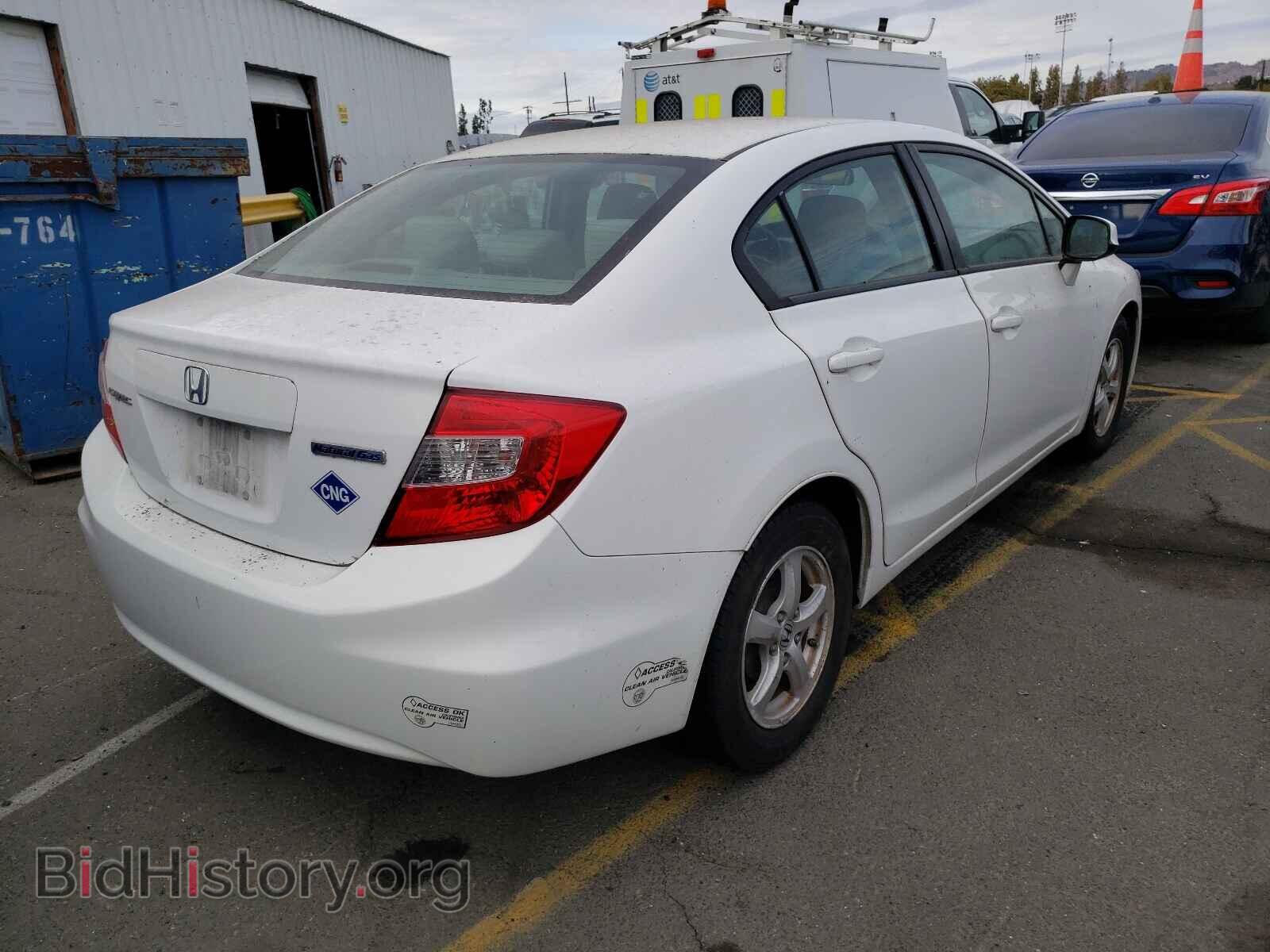 2012 HONDA CIVIC - VIN: 19XFB5F50CE001066 - Фото 4