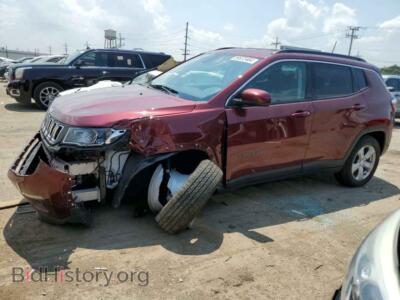 2020 Jeep COMPASS Latitude, red — VIN 3C4NJDBB7LT165222, Copart