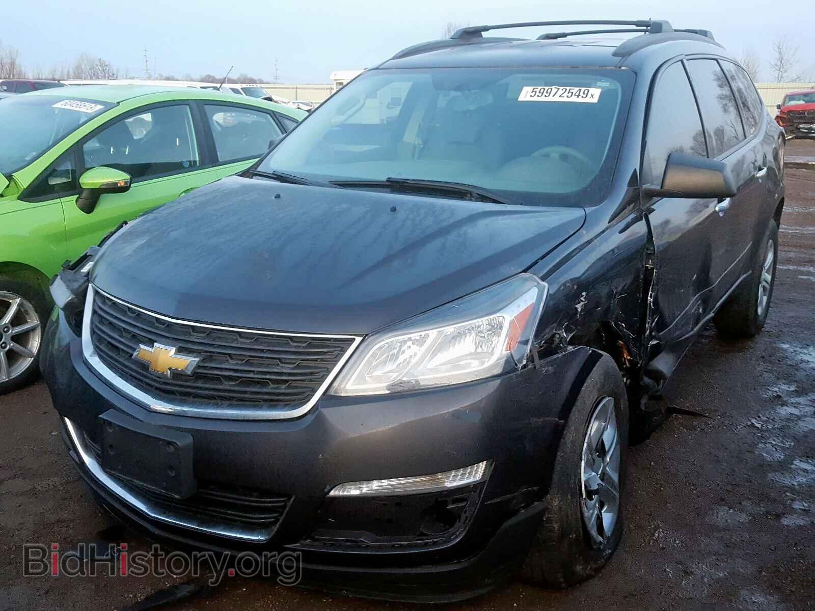 2015 CHEVROLET TRAVERSE - VIN: 1GNKRFKD8FJ147940 - Фото 2