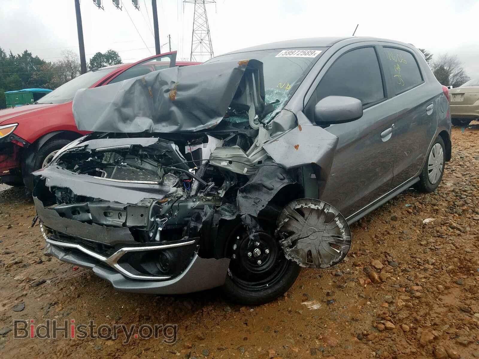 2019 MITSUBISHI MIRAGE - VIN: ML32A3HJ8KH016328 - Фото 2