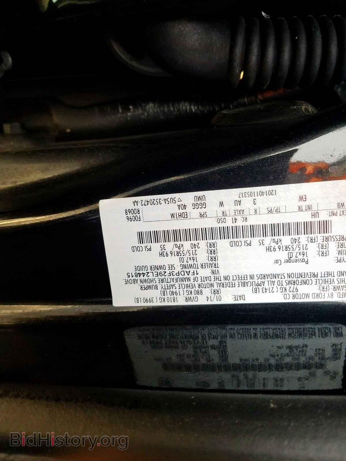 2014 FORD FOCUS - VIN: 1FADP3F29EL244815 - Photo 10