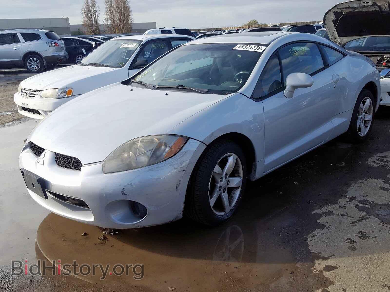 2006 MITSUBISHI ECLIPSE - VIN: 4A3AK24F86E038075 - Фото 2