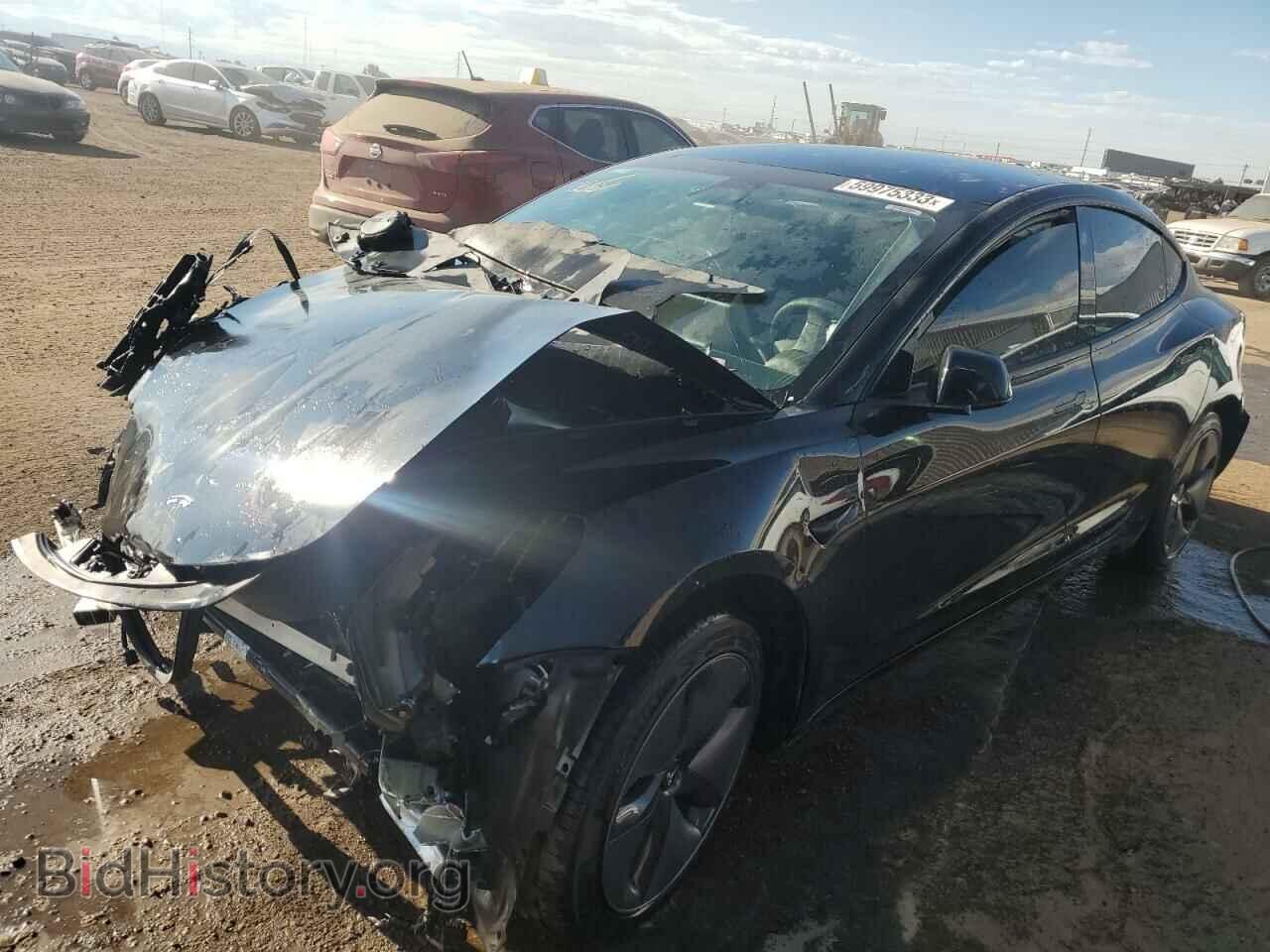 Photo 5YJ3E1EB6NF111062 - TESLA MODEL 3 2022