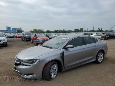 2016 Chrysler 200 Limited, серебристый — VIN 1C3CCCAB4GN150037, Copart