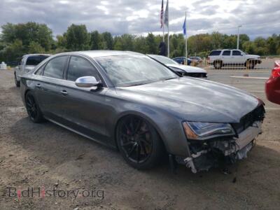 2013 Audi S8 S8 Quattro, gray — VIN WAUD2AFD0DN007791, Copart