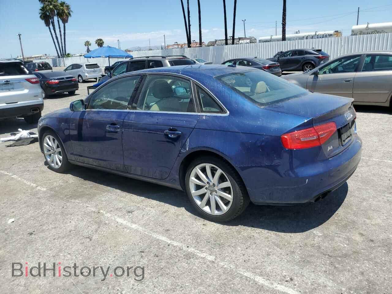 2013 AUDI A4 - VIN: WAUEFBFL2DN017597 - Фото 2