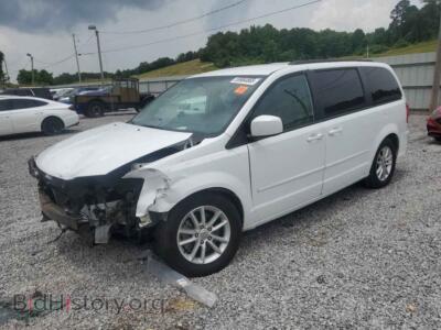 2016 Dodge CARAVAN SXT, white — VIN 2C4RDGCG0GR325616, Copart