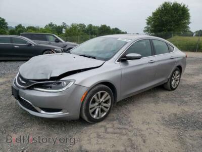 2015 Chrysler 200 LIMITED, silver — VIN 1C3CCCAB9FN700895, Copart