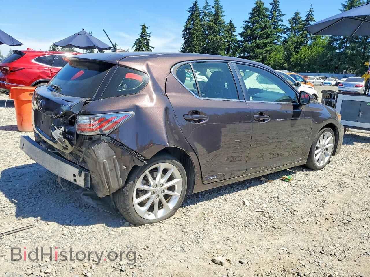 2012 LEXUS CT 200 - VIN: JTHKD5BH3C2111484 - Photo 3