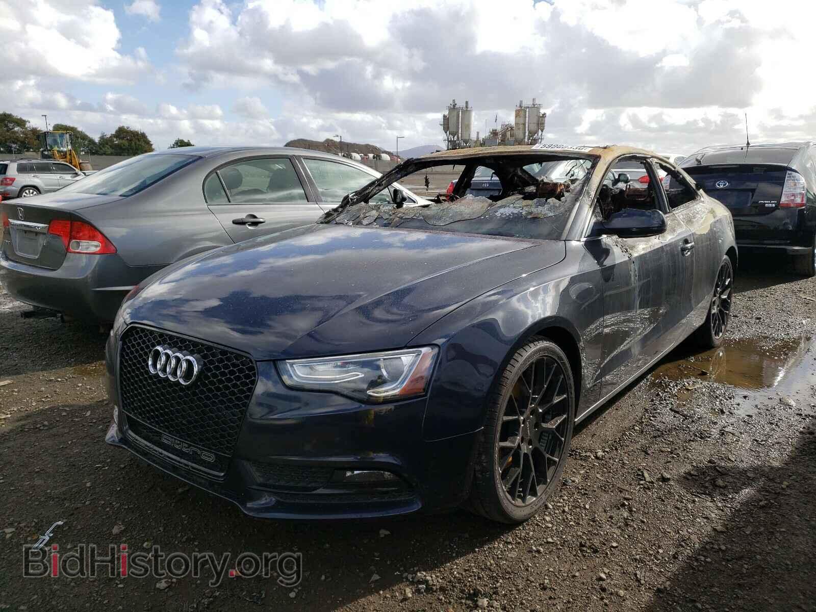 2013 AUDI A5 - VIN: WAUCFAFR0DA077259 - Photo 2