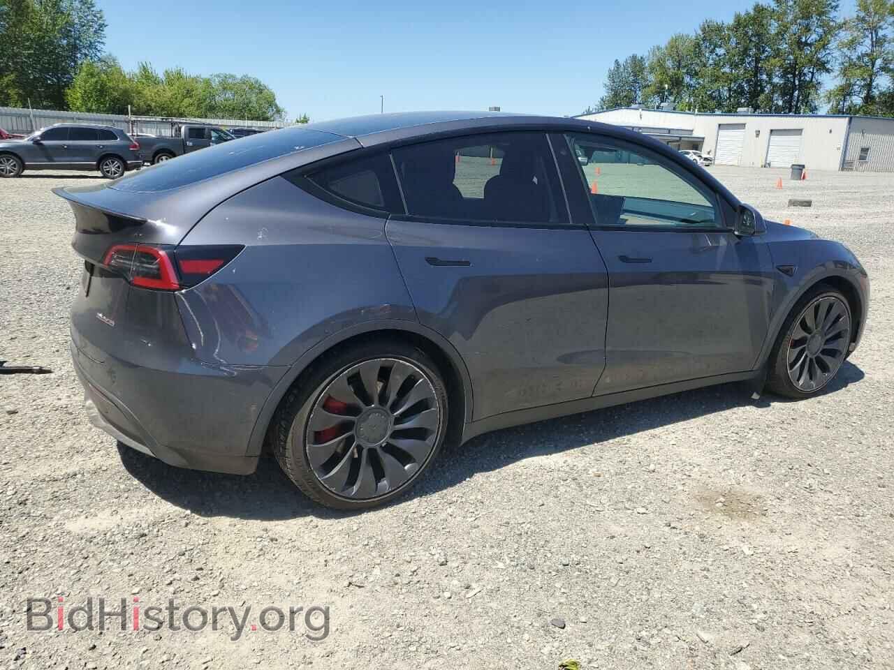 2022 TESLA MODEL Y - VIN: 7SAYGDEF3NF384161 - Фото 3