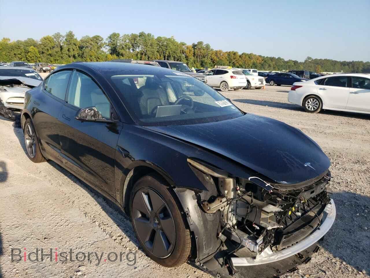 Photo 5YJ3E1EB3NF190383 - TESLA MODEL 3 2022