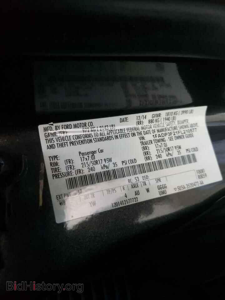 2015 FORD FOCUS - VIN: 1FADP3F21FL210577 - Photo 10