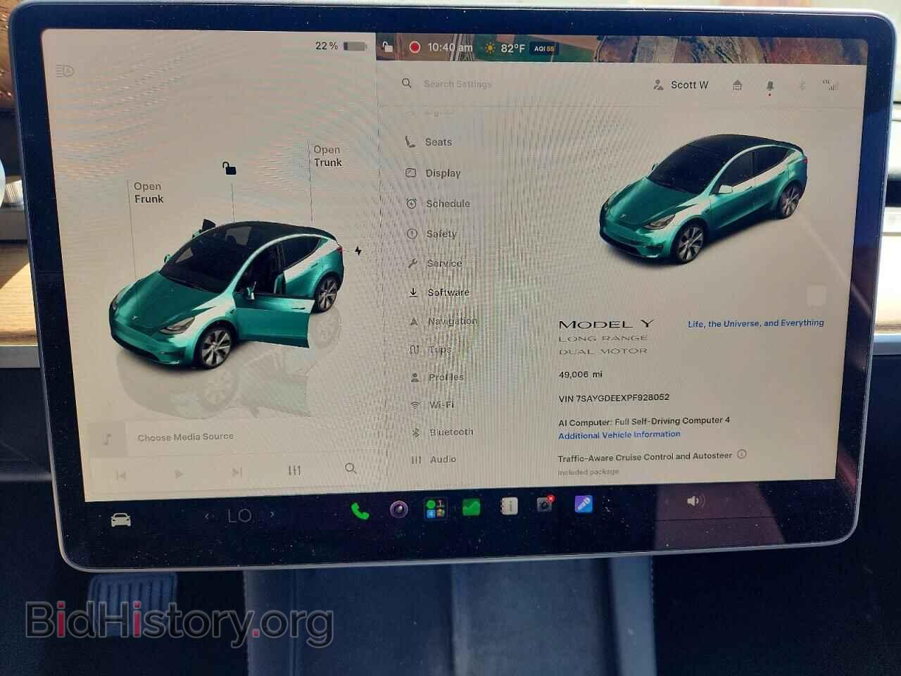 2023 TESLA MODEL Y - VIN: 7SAYGDEEXPF928052 - Photo 9