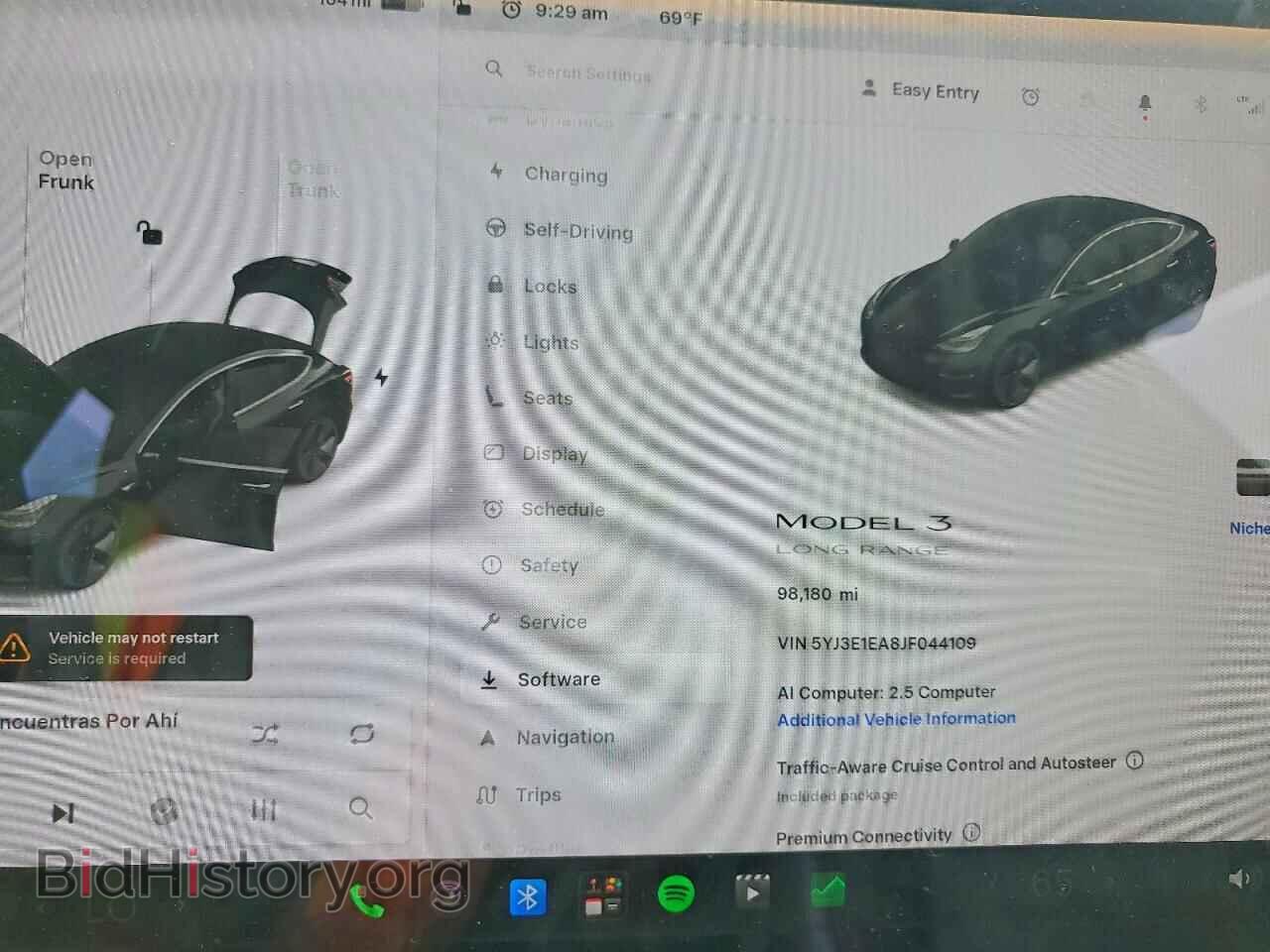 2018 TESLA MODEL 3 - VIN: 5YJ3E1EA8JF044109 - Photo 9
