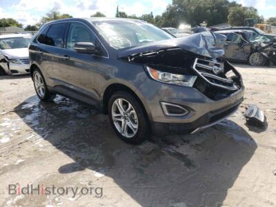 2017 Ford EDGE Edge Titan, gray — VIN 2FMPK3K97HBB50957, Copart