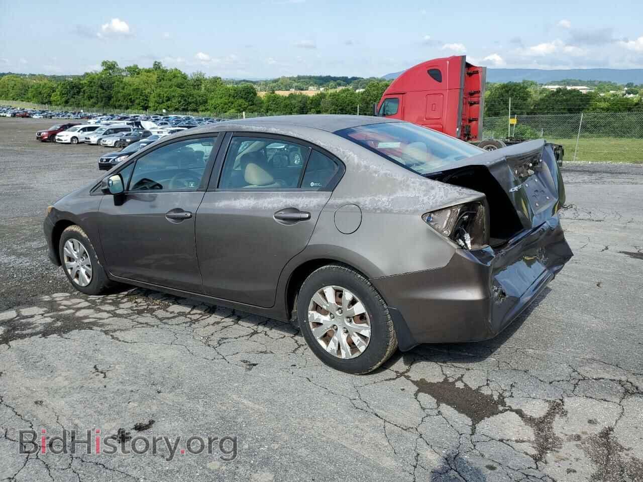 2012 HONDA CIVIC - VIN: 2HGFB2F53CH596712 - Фото 2