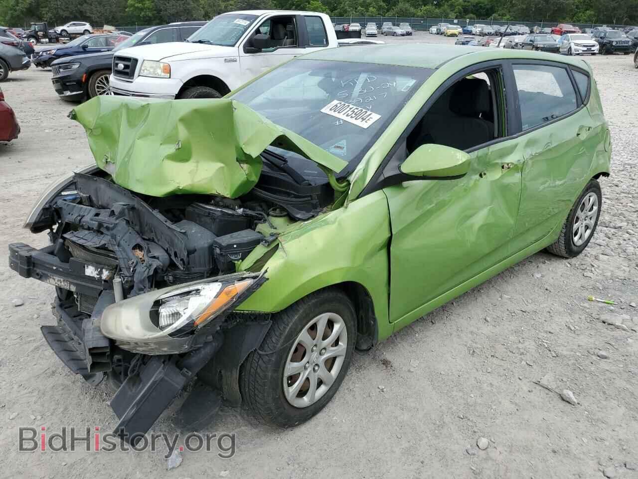 Photo KMHCT5AE3CU027889 - HYUNDAI ACCENT 2012