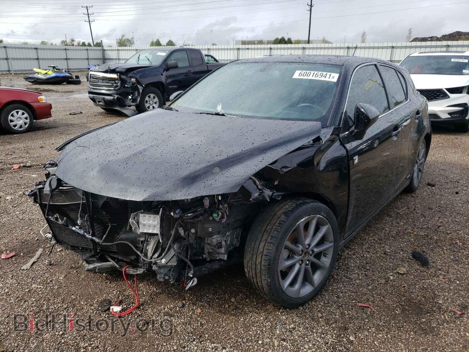 2012 LEXUS CT 200 - VIN: JTHKD5BH8C2079793 - Фото 2