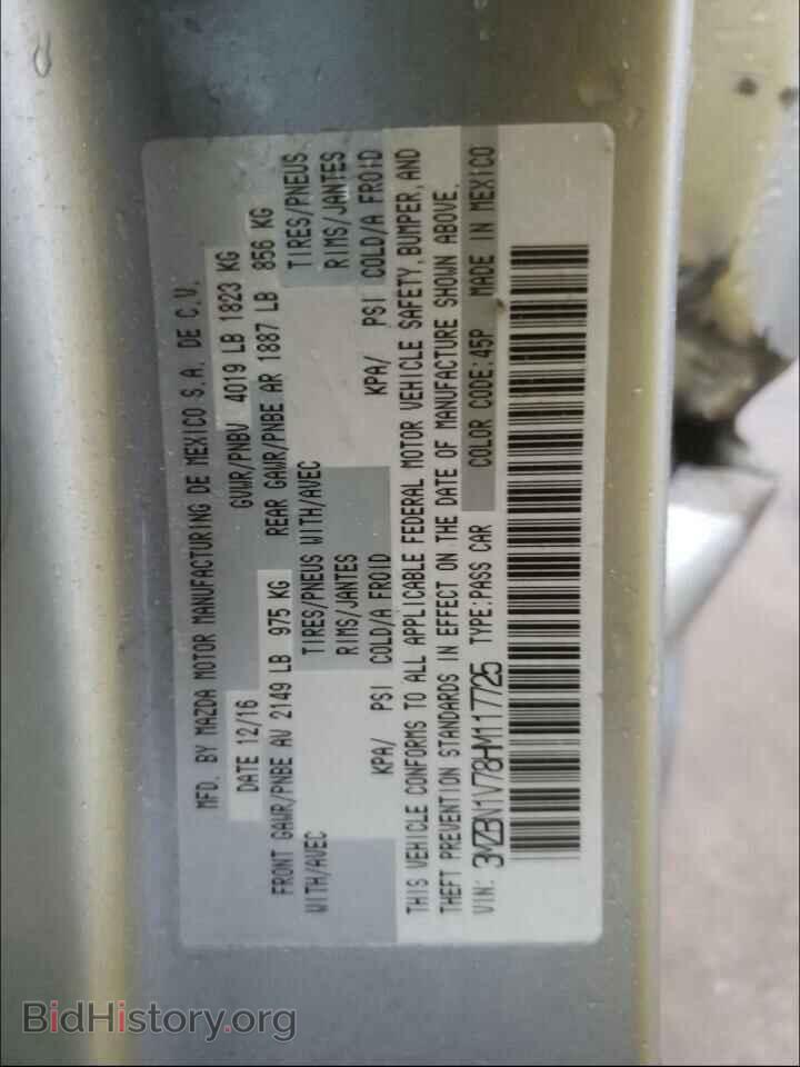 2017 MAZDA 3 - VIN: 3MZBN1V78HM117725 - Photo 10