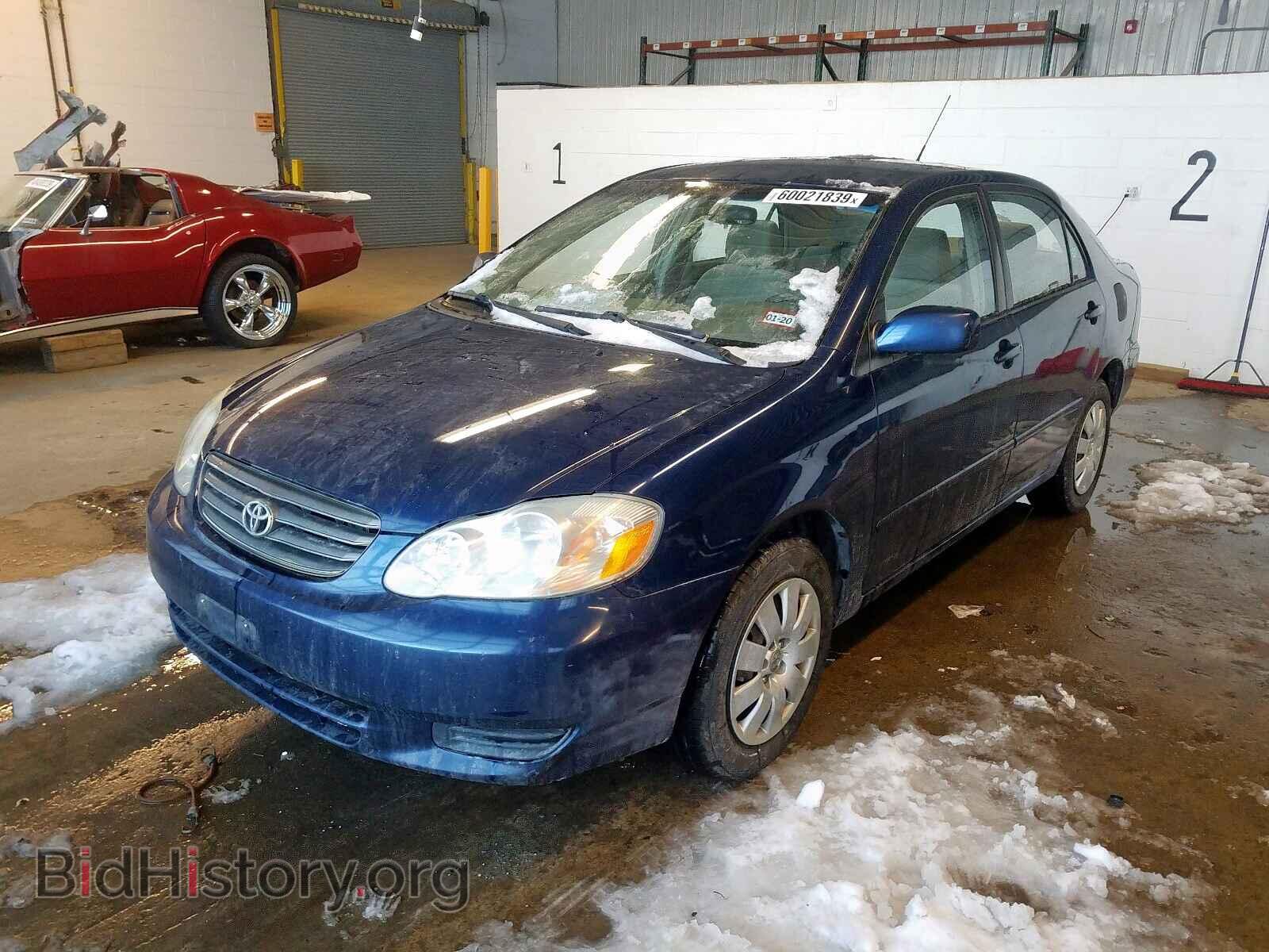 2003 TOYOTA COROLLA - VIN: 2T1BR32E83C005031 - Фото 2