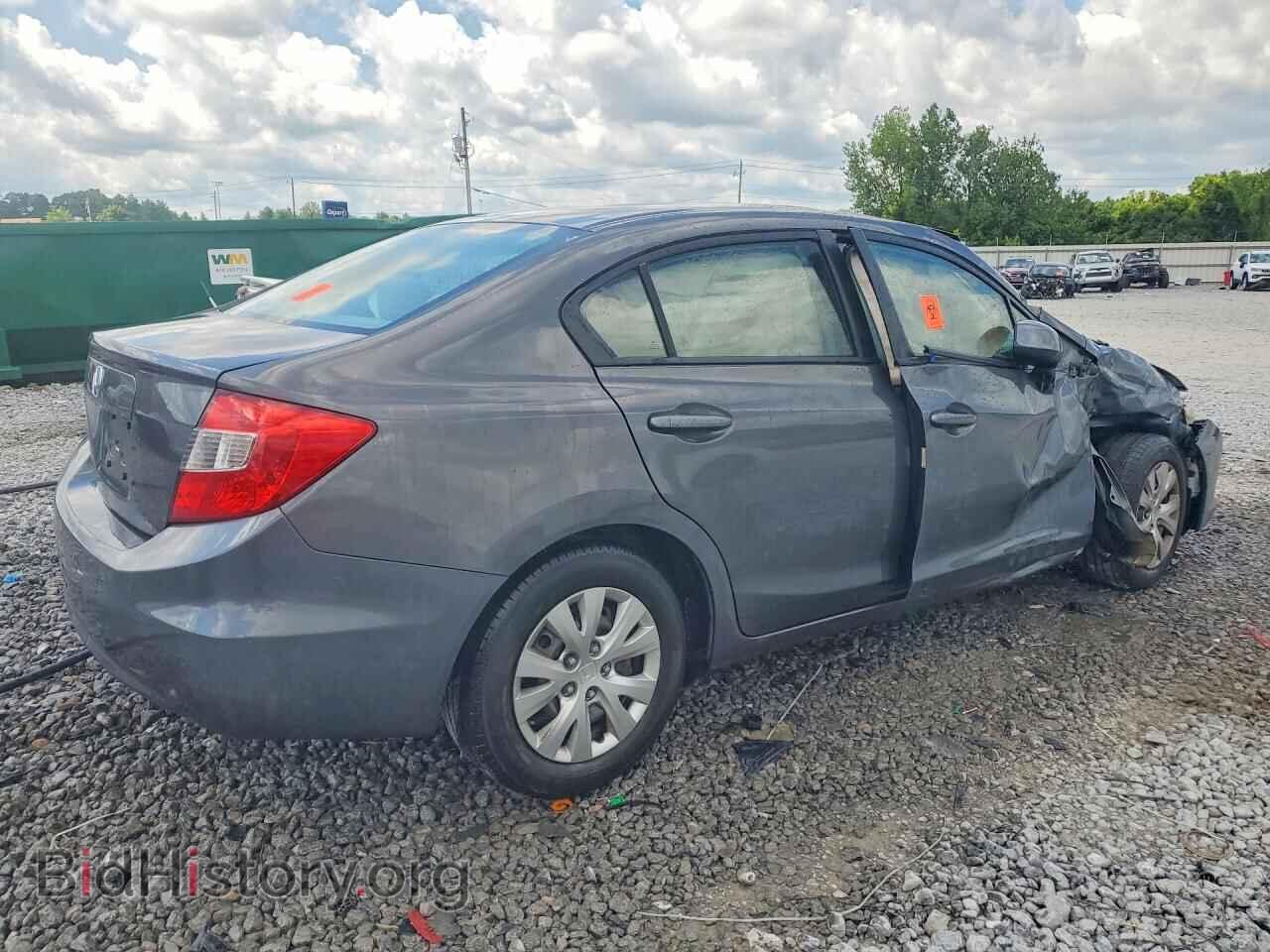2012 HONDA CIVIC - VIN: 2HGFB2F51CH581447 - Фото 3