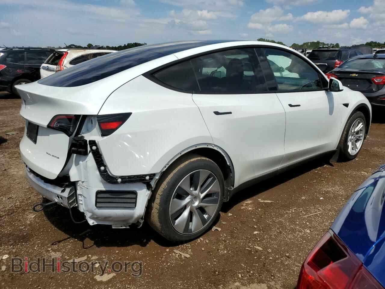 2022 TESLA MODEL Y - VIN: 7SAYGDEE0NF424655 - Фото 3
