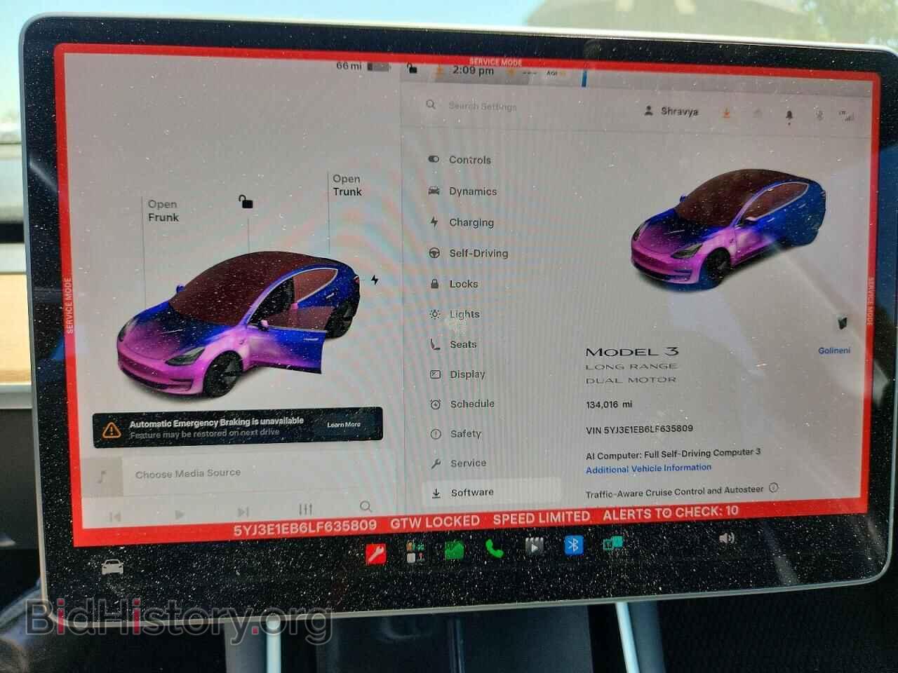 2020 TESLA MODEL 3 - VIN: 5YJ3E1EB6LF635809 - Фото 9