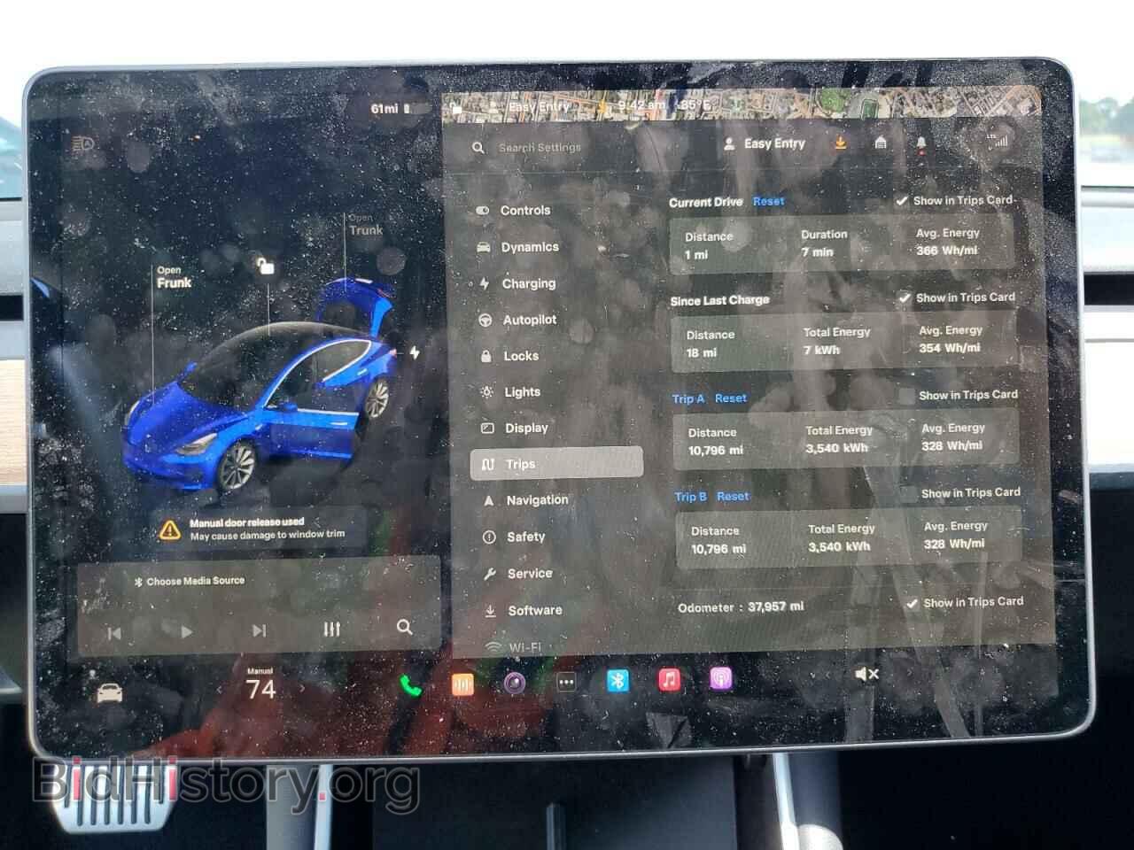 2019 TESLA MODEL 3 - VIN: 5YJ3E1EB4KF408598 - Фото 9