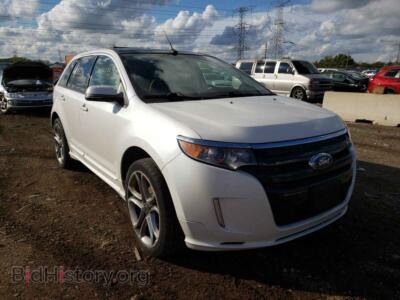 2014 Ford EDGE Edge Sport, белый — VIN 2FMDK4AK2EBB31354, Copart