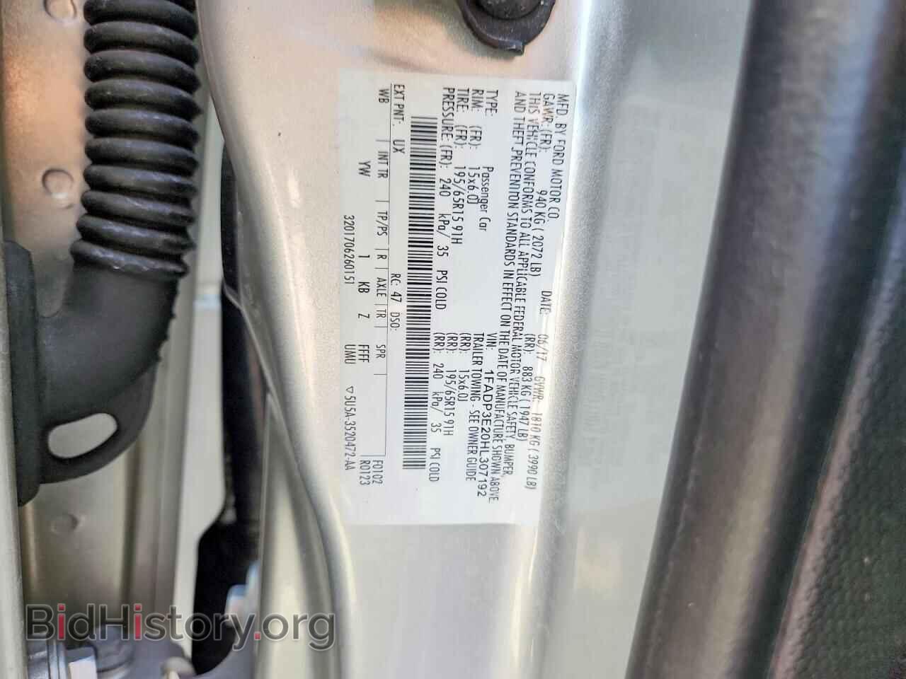 2017 FORD FOCUS - VIN: 1FADP3E20HL307192 - Photo 12