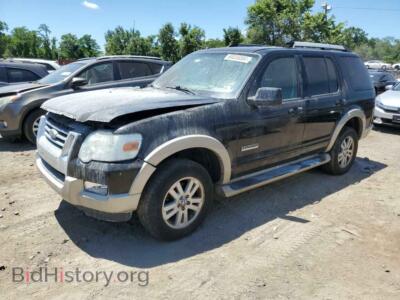2007 Ford EXPLORER Eddie Bauer, black — VIN 1FMEU74E37UB00729, Copart