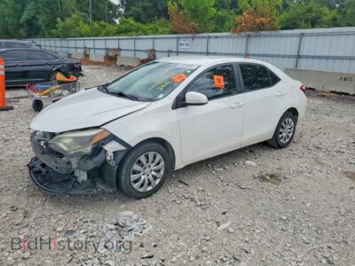 2014 Toyota COROLLA LE, white — VIN 2T1BURHE2EC036268, Copart
