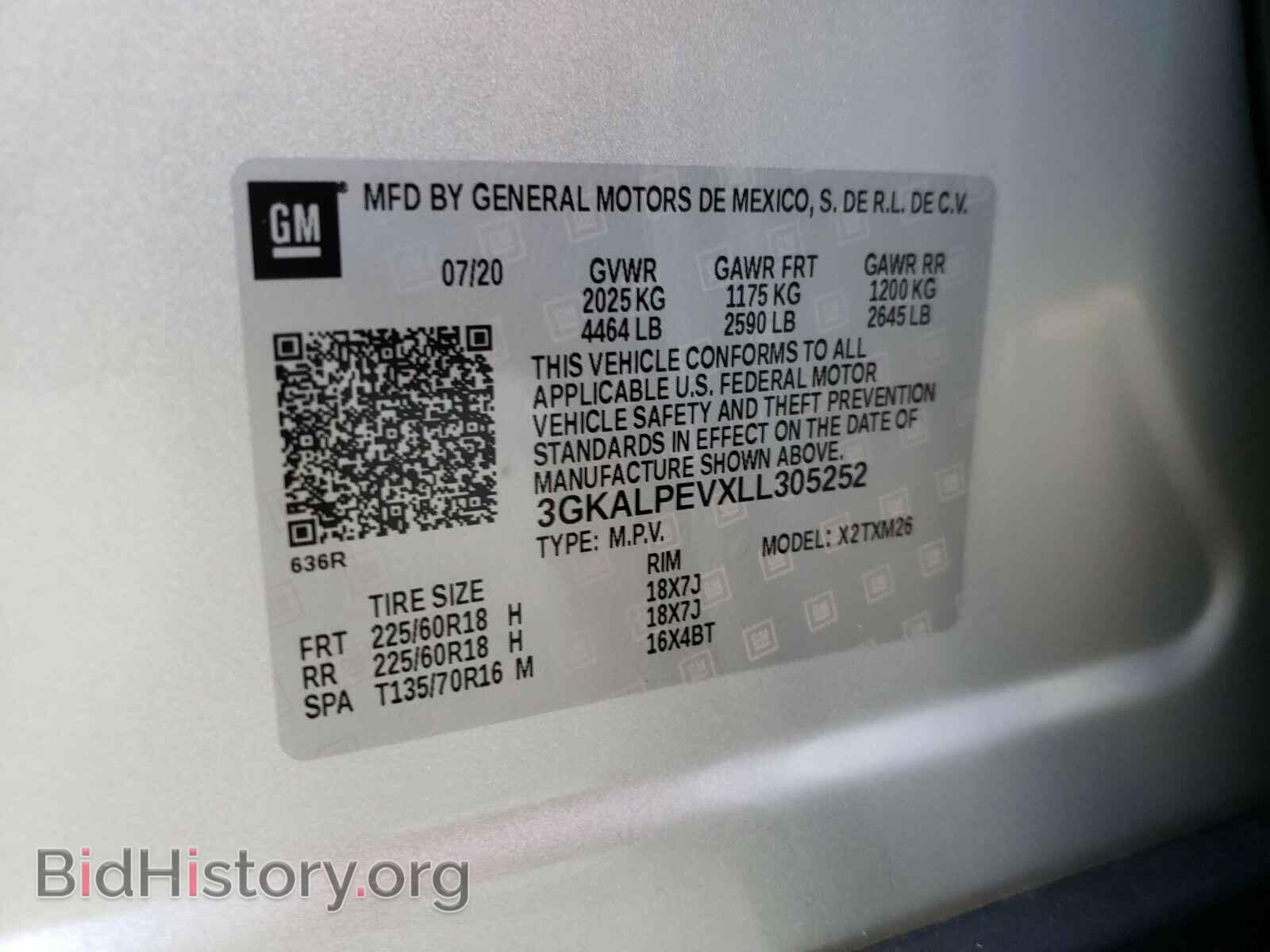 2020 GMC TERRAIN - VIN: 3GKALPEVXLL305252 - Фото 10
