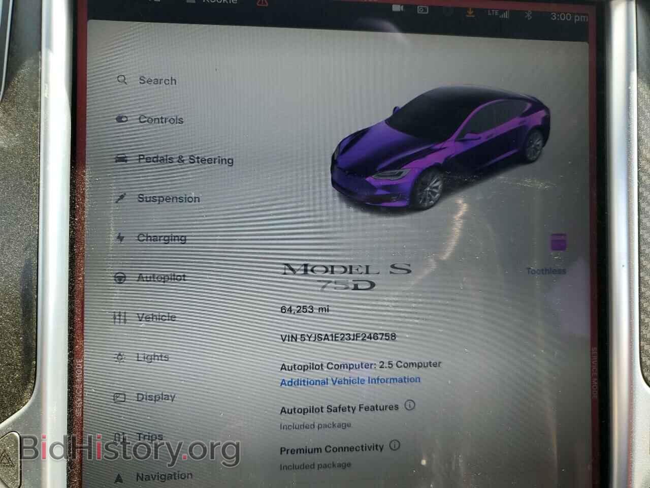 2018 TESLA MODEL S - VIN: 5YJSA1E23JF246758 - Photo 9