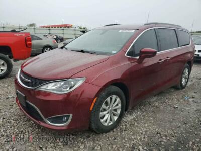 2018 Chrysler PACIFICA Touring Plus, темно-бордовый — VIN 2C4RC1FG9JR108505, Copart