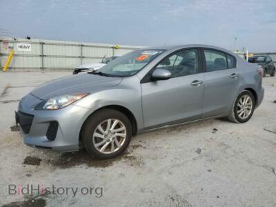 2012 Mazda 3 I, серый — VIN JM1BL1V72C1624960, Copart