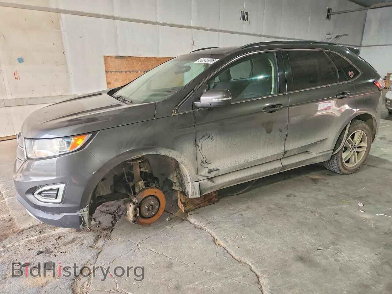 2017 Ford EDGE SEL (VIN 2FMPK4J83HBB12740) — photo 1 of 15, Copart, damage: front end
