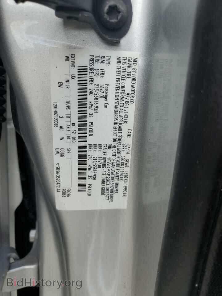2014 FORD FOCUS - VIN: 1FADP3F29EL362377 - Photo 10