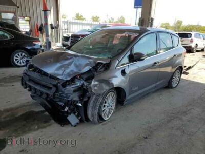 2013 Ford CMAX Premium, серебристый — VIN 1FADP5CU6DL516642, Copart