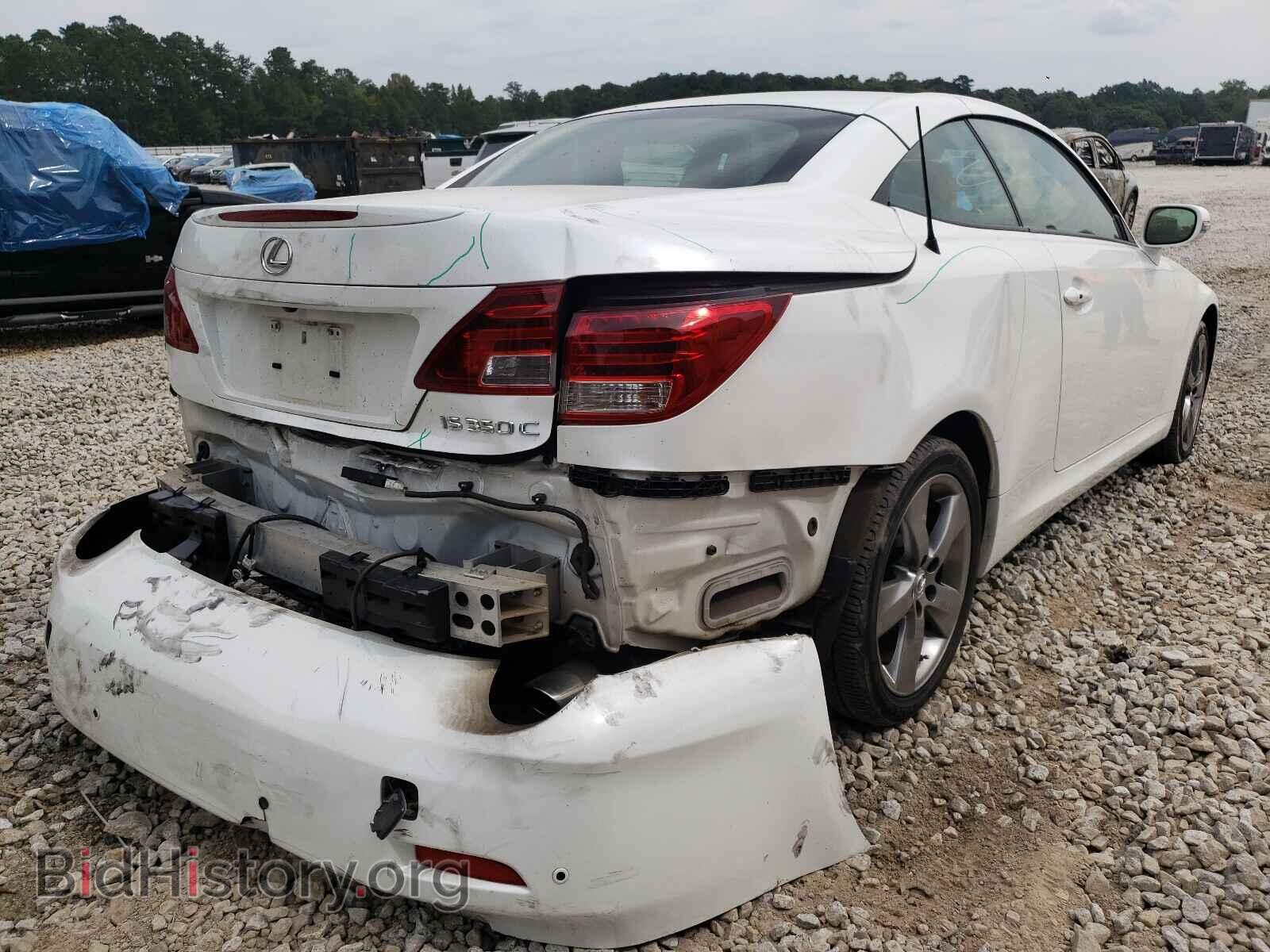 2011 LEXUS IS - VIN: JTHFE2C24B2506909 - Фото 4