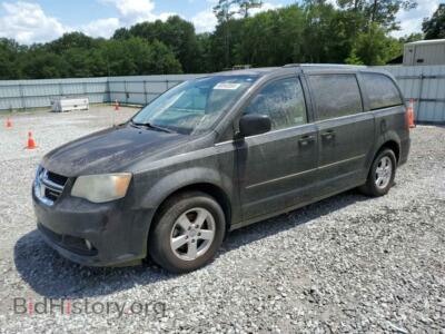 2011 Dodge CARAVAN CREW, черный — VIN 2D4RN5DG7BR721053, Copart