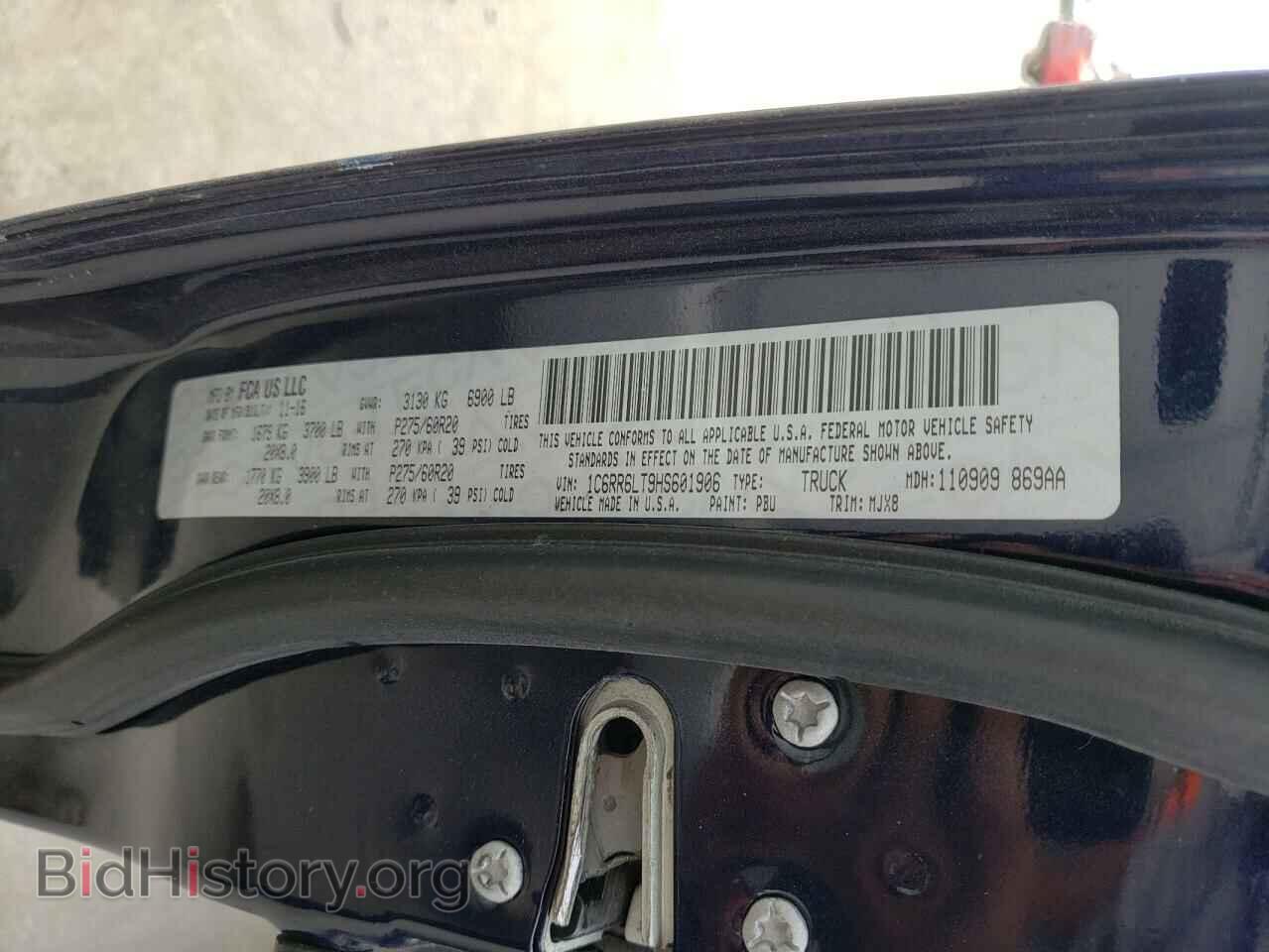 2017 RAM 1500 - VIN: 1C6RR6LT9HS601906 - Photo 10